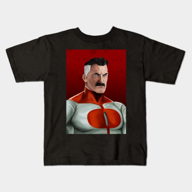 Omni-Man Kids T-Shirt by Super Supper